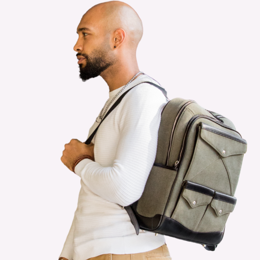 backpack or messenger bag laptop TORRO Slim Leather Years ago I heard author Barry Lopez give a reading at the Tattered Cover Bookstore in Denver Adapt Hybrid Work Backpack and